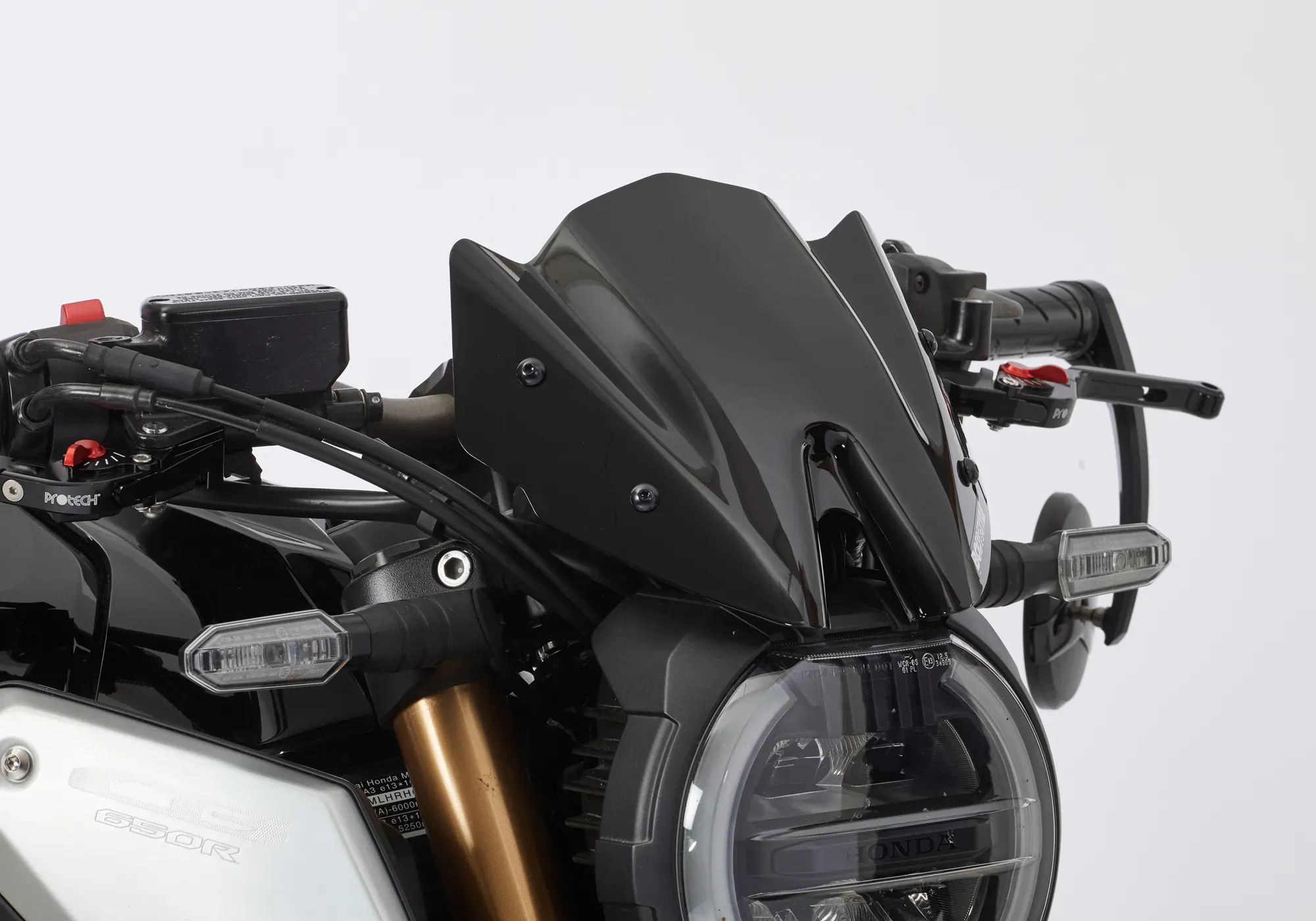 BODYSTYLE Scheinwerferverkleidung ABS Kunststoff schwarz, schwarz