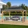 Sunjoy Gazebo Rimo Zedernholz 390 cm x 450 cm Anthrazit