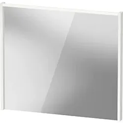Duravit D-Code Spiegel DC7077018180000 800x700x48, Weiß Matt, mit LED Beleuchtung