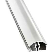 Gutta PVC Klemm-Randprofil 2000 mm weiß für 10, 16 mm Hohlkammerplatte