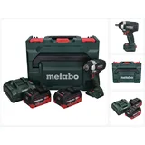 Metabo SSW 18 LT 300 BL Akku Schlagschrauber 18 V 300 Nm Brushless + 2x Akku 5,5 Ah + Ladegerät + metaBOX