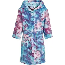 Playshoes Fleece-Bademantel Batik in türkis | Gr.: 122-128