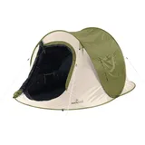 Rocktrail Pop-up-Campingzelt, für 2 Personen (grün/beige) - B-Ware neuwertig