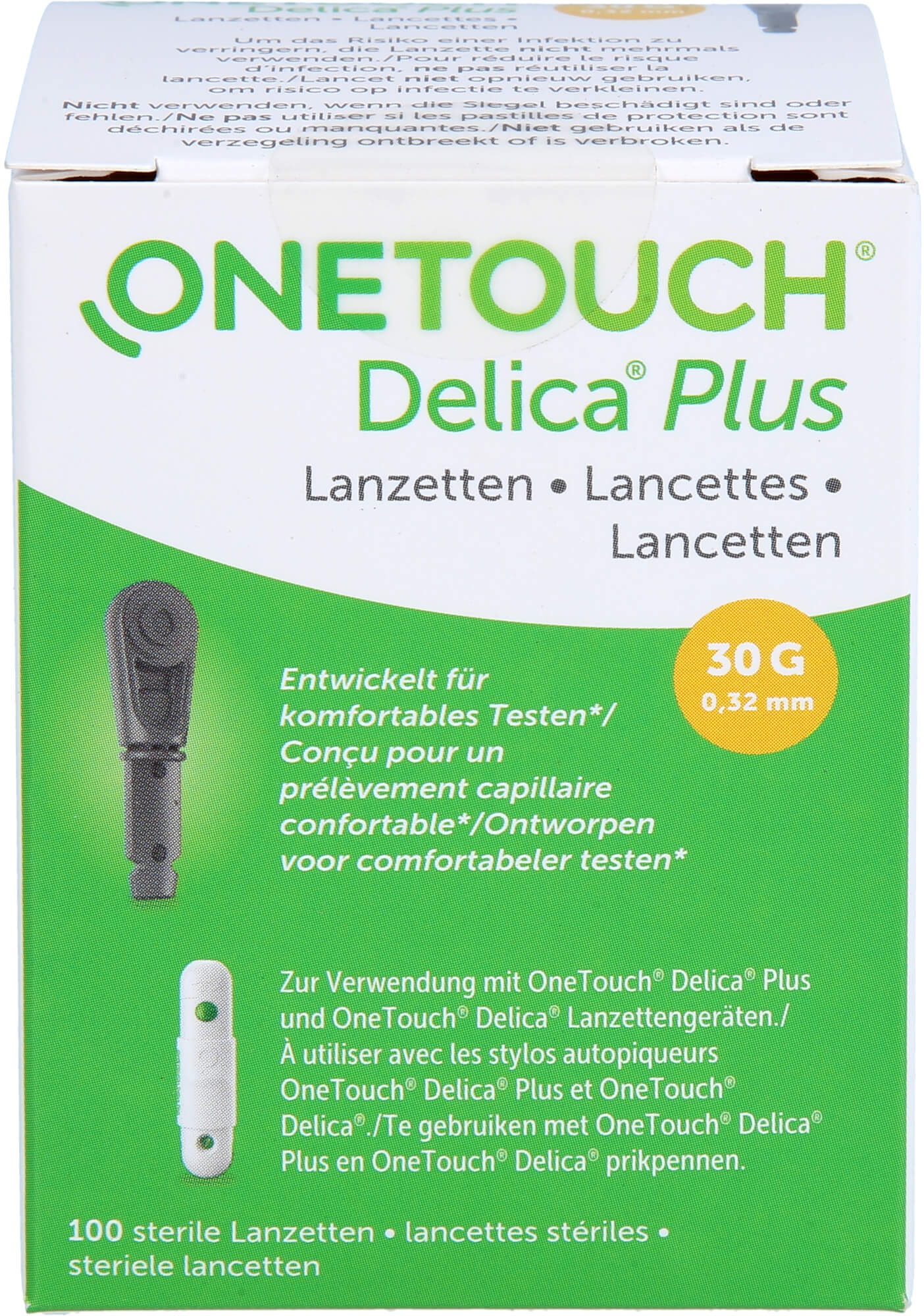 One Touch Delica Plus Nadellanzetten 100 ST