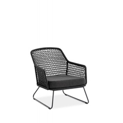 Loungesessel Kubu - Kordelflechtung, Aluminium