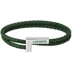 Lacoste 2040151 Herrenarmband Swarm Leder Grün