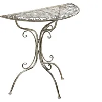 Beliani Balkontisch 80 x 36 x 75 cm Grau