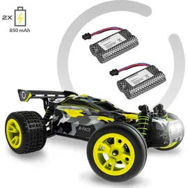 Overmax X-Pace Ferngesteuertes Auto RC Car, 4x4, Geschwindigkeit von 45 kmh, 100m Reichweite, LED-Beleuchtung, unabhängige Federung, große Fahrzeugabmessungen