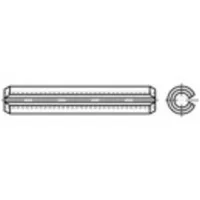 TOOLCRAFT TO-410991 Spannstifte (Ø x L) 16 mm x 28 mm Federstahl 25 stk