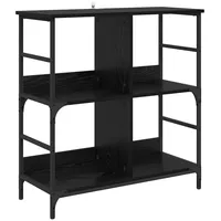 VidaXL Bücherregal 78,5 x 33 x 82 cm Schwarz