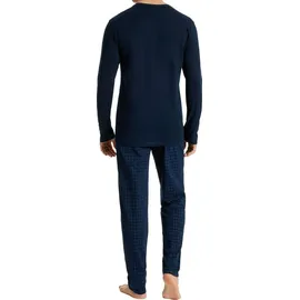 SCHIESSER Herren Schlafanzug lang, nachtblau 54
