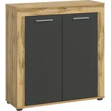 OTTO home Highboard Aosta 80 x 88 x 35 cm Grau