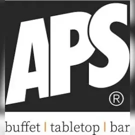 APS 2-stufige Etagere, Schieferplatten Ø 25 cm, Ø 20 cm, H: 24 cm, Metall verchromt