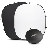 walimex pro Falthintergrund 200x230cm schwarz/weiß