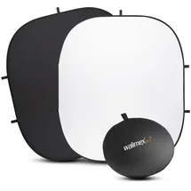 walimex pro Falthintergrund 200x230cm schwarz/weiß