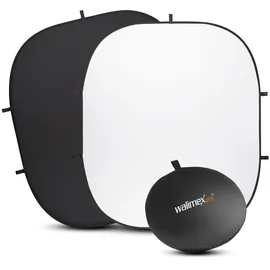 walimex pro Falthintergrund 200x230cm schwarz/weiß