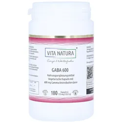 GABA Gamma Amino-buttersäure 600 mg Vegi 180 St