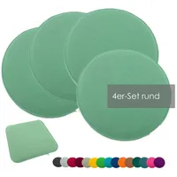 Heimtexland ® 4er Pack Sitzkissen Filz Stuhlkissen Bodenkissen Polster
