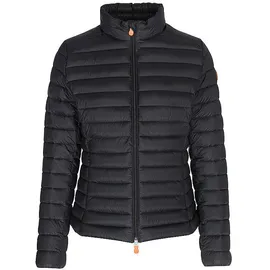 Save The Duck Slim Fit Steppjacke mit gefüttertem Stehkragen Modell Carly Black, L