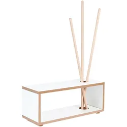 Tojo - ordnung Kinder Garderobe und Bank, weiß / Buche