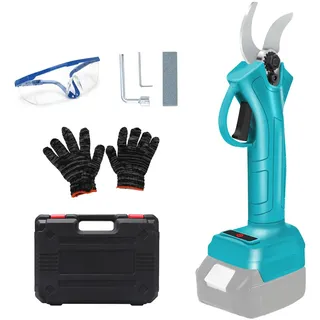 Akku Astschere Kompatibel mit 18V Makita Akku,Max. 40 mm Schnittdurchmesser, Weichgummi-Griff Elektrische Gartenschere zum Beschneiden von Bäumen und Obstbäumen (ohne akku)