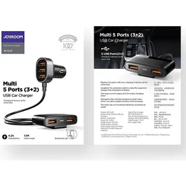 Joyroom JR-CL03, 5-Port USB (black)