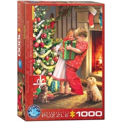 EUROGRAPHICS Puzzle Puzzle Weihnachtsüberraschung [593034], 1000 Puzzleteile bunt