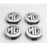 TEMKIN 4 Stück Auto Radnabenkappen für MG MG4 2022-2023 Alufelgen ABS mit Logo Nabendeckel Radnabenabdeckung Felgendeckel Reifen Felgen Zubehör Ersatzzubehör,56MM