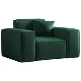 Fun Möbel Sessel Designersessel CELES PREMIUM in Stoff Opera Velvet grün