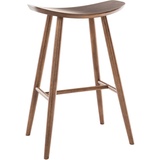 miliboo Design-Barhocker Nussbaum 72 cm DEMORY