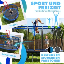 Kesser Trampolin Outdoor 244 cm Blau