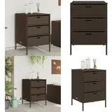 Vidaxl - Gartenschrank Braun 55x59x80 cm Poly Rattan - Outdoor-Schrank - Gartenschrank - Stauraum - Gartenorganisation - Rattan-Möbel - Home & Living