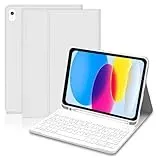 Lielax Tastatur iPad 10 Generation 10,9 Zoll 2022/(A16) 11 Generation 11 Zoll 2025 mit Hülle, Italienisch QWERTY Abnehmbare Tastatur iPad 10,9 Zoll / 11 Zoll, Slim Cover iPad 10 Generation mit