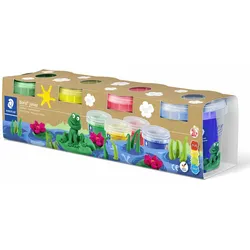 STAEDTLER Noris, Knetmasse, Mehrfarbig, Erwachsener & Kind, Kunststoff-Topf, Jun
