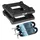 FLUID AUDIO Boxenstative DS5 1 Paar mit zwei Kabel - Schwarz