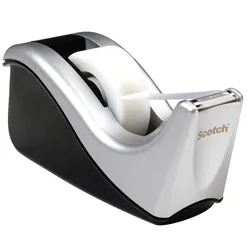 3M Scotch Tischabroller C60, ausklappbar, schwarz/silber