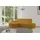 altdecor Eckcouch Cord mit Schlaffunktion 2-Sitzer Senfgelb