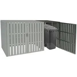 MCW Mülltonnenbox Erweiterung J28 Grau 115x76x100cm