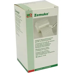 Zemuko Kompressen gerollt 1mx10cm 23512 1 St