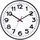 EUROTIME Funk Wanduhr 30 cm 53820-05 schwarz