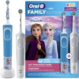 Oral B Oral-B, Kids Frozen + Oral-B Vitality White Familienzahnbürsten-Set
