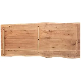 möbelliebling Tischplatte Baumkante Akazie Natur 140 x 60 cm