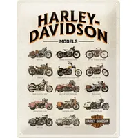 Nostalgic Art Nostalgic-Art Blechschild 30x40cm "Harley Davidson-Model Chart,