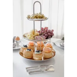 Edzard Etagere Apus (Höhe 40 cm, 3-stöckig), Edelstahl