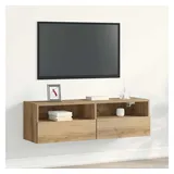 vidaXL Artisan-Eiche TV-Lowboard 100 x 30 x 30 cm Holzwerkstoff
