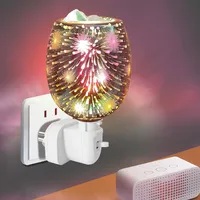 Elektrische Duftlampe, Candle Warmer Lamp, Duftlampe Steckdos, Aromalampe Für Duftwachs, Duftwachs Lampe Steckdose, Tortenkerzenwärmer, Aromalampe Elektrisch Für Büro, Schlafzimmer, Yoga(Orange)