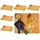 Dune Design 6 Personen Raclette Teller Set 30x25 cm