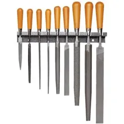 Facom Raspeln Holzheft Hieb 1-2, Satz, 9-tlg