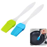 SDKZBFC 2 Stück Silikon Backpinsel, Küche Pastry Brush, Lebensmittel Grillbürste Pinsel, Klein Basting Gebäckbürste, Backen BBQ Grillpinsel für Grillen Gebäck Rühren Kochen