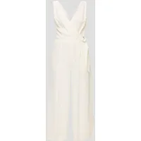 S.Oliver Jumpsuit in Wickel-Optik, Weiss, 40